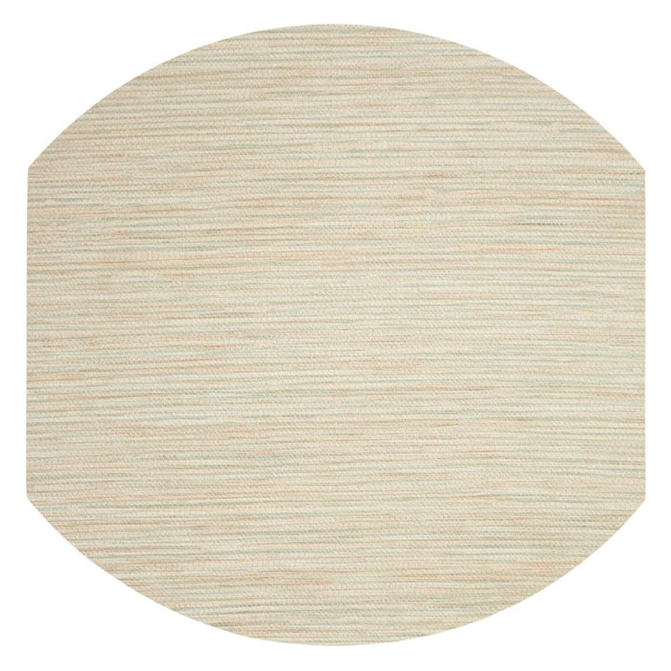 Bodrum Grasscloth Elliptic Square Placemats Set of 4 | 16in Celadon