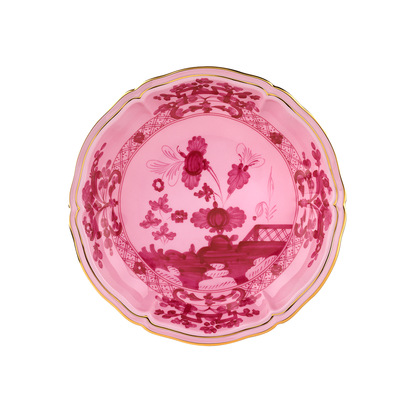 Ginori 1735 Oriente Italiano Porpora Fruit Holder | 8.66in