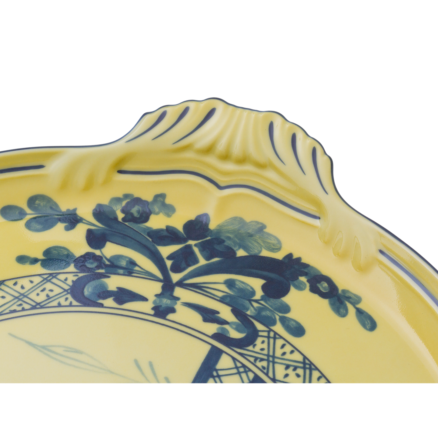 Ginori 1735 Oriente Italiano Citrino Round Cake Plate | 12in