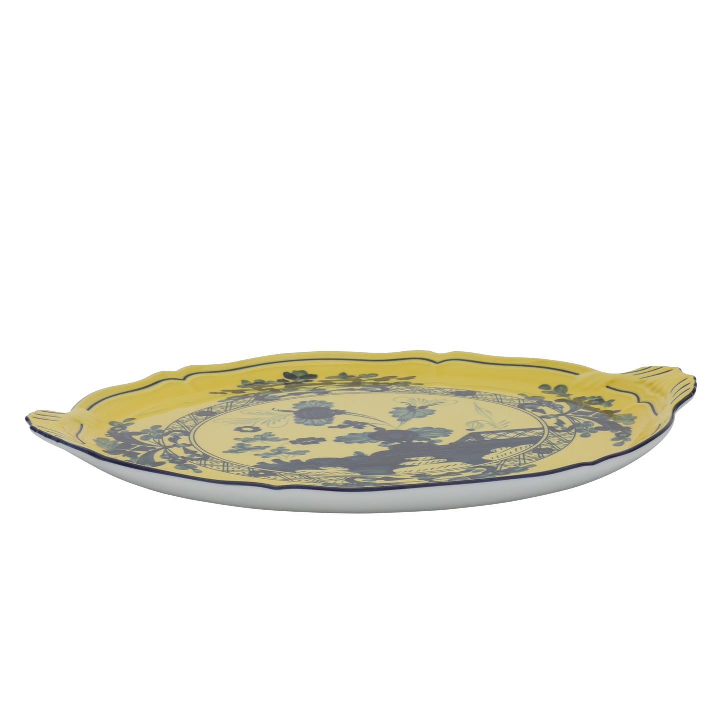 Ginori 1735 Oriente Italiano Citrino Round Cake Plate | 12in