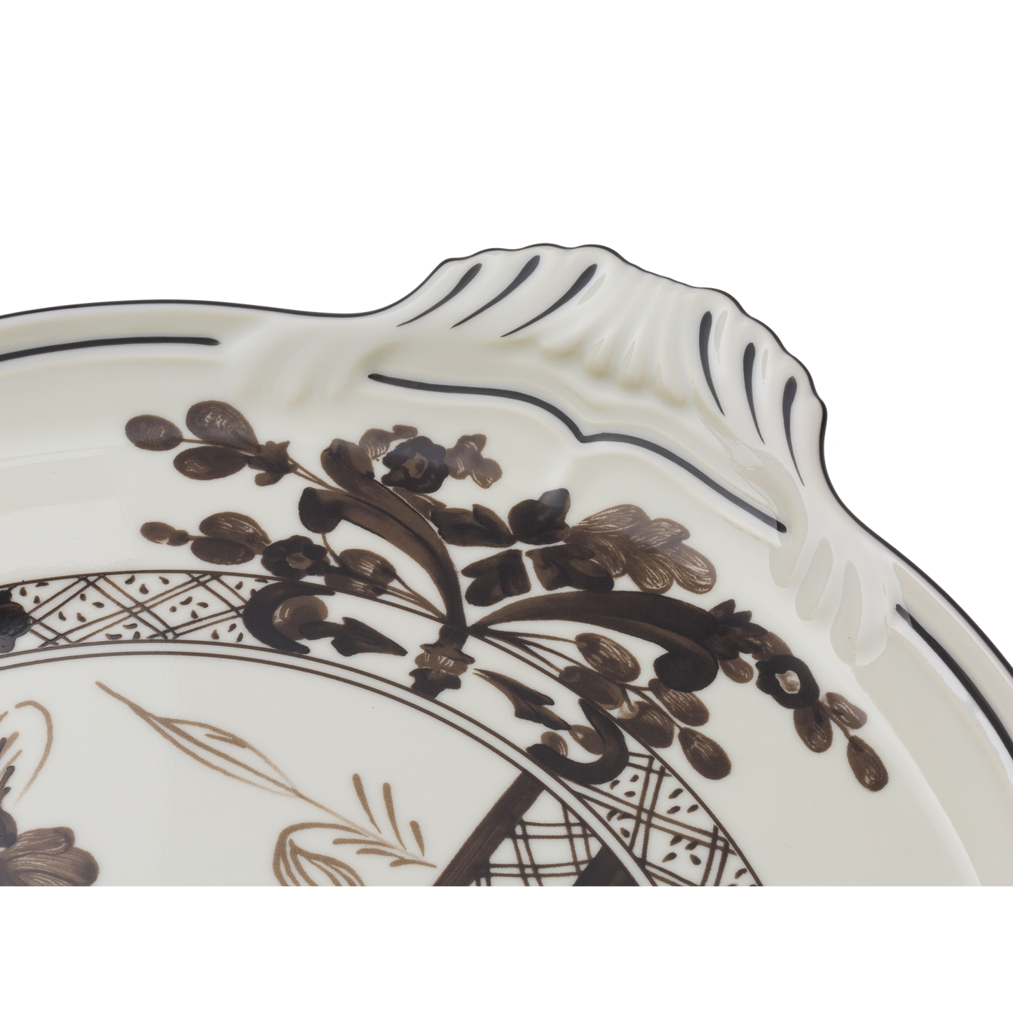 Ginori 1735 Oriente Italiano Albus Round Cake Plate | 12in