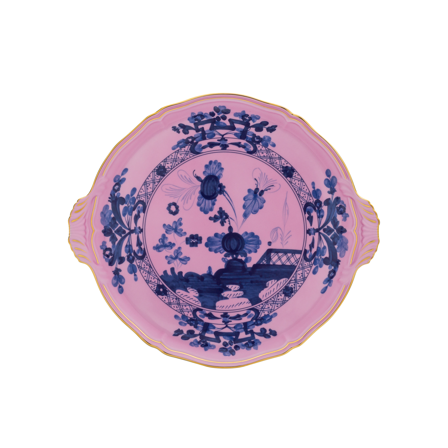 Ginori 1735 Oriente Italiano Azalea Round Cake Plate | 12in