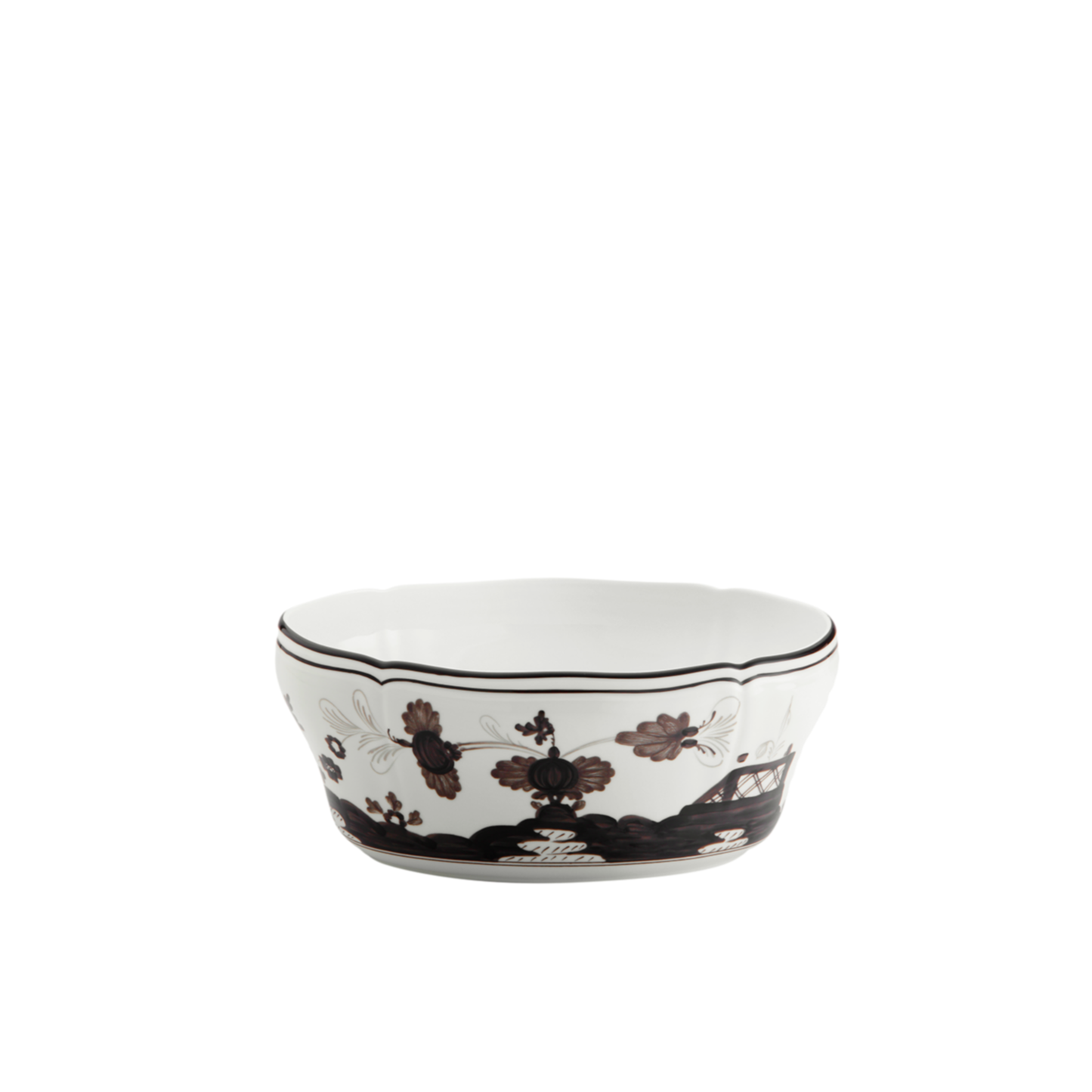 Ginori 1735 Oriente Italiano Albus Oval Salad Bowl | 9.75in