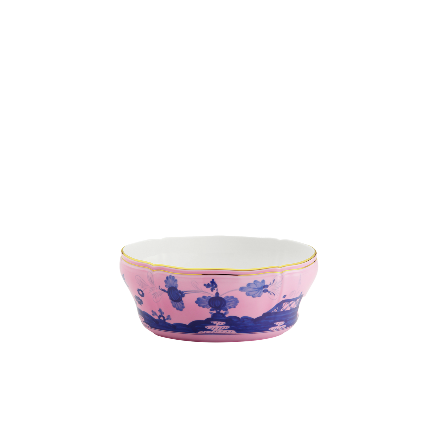 Ginori 1735 Oriente Italiano Azalea Oval Salad Bowl | 9.75in