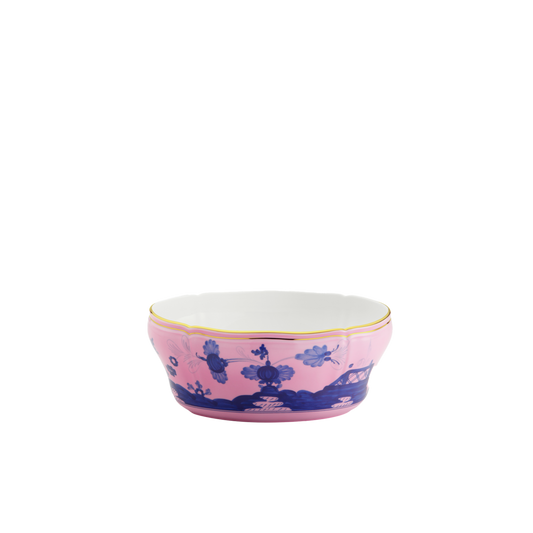 Ginori 1735 Oriente Italiano Azalea Oval Salad Bowl | 9.75in