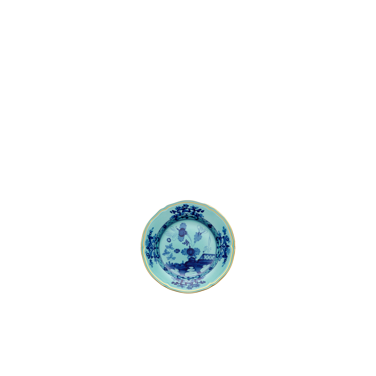 Ginori 1735 Oriente Italiano Bread Plate | Iris Blue 6.75in