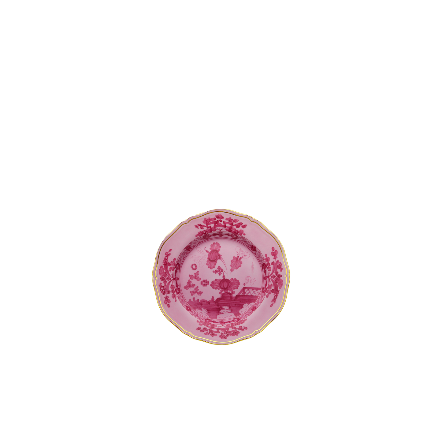 Ginori 1735 Oriente Italiano Salad Dessert Plate | Porpora Pink 8.25in