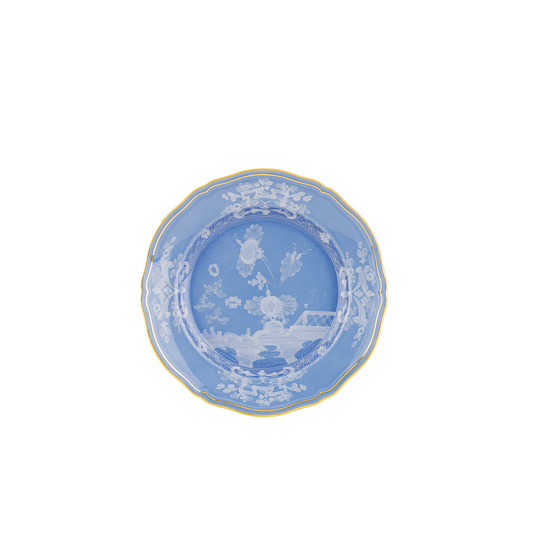 Ginori 1735 Oriente Italiano Salad Dessert Plate | Pervinca Blue 8.25in