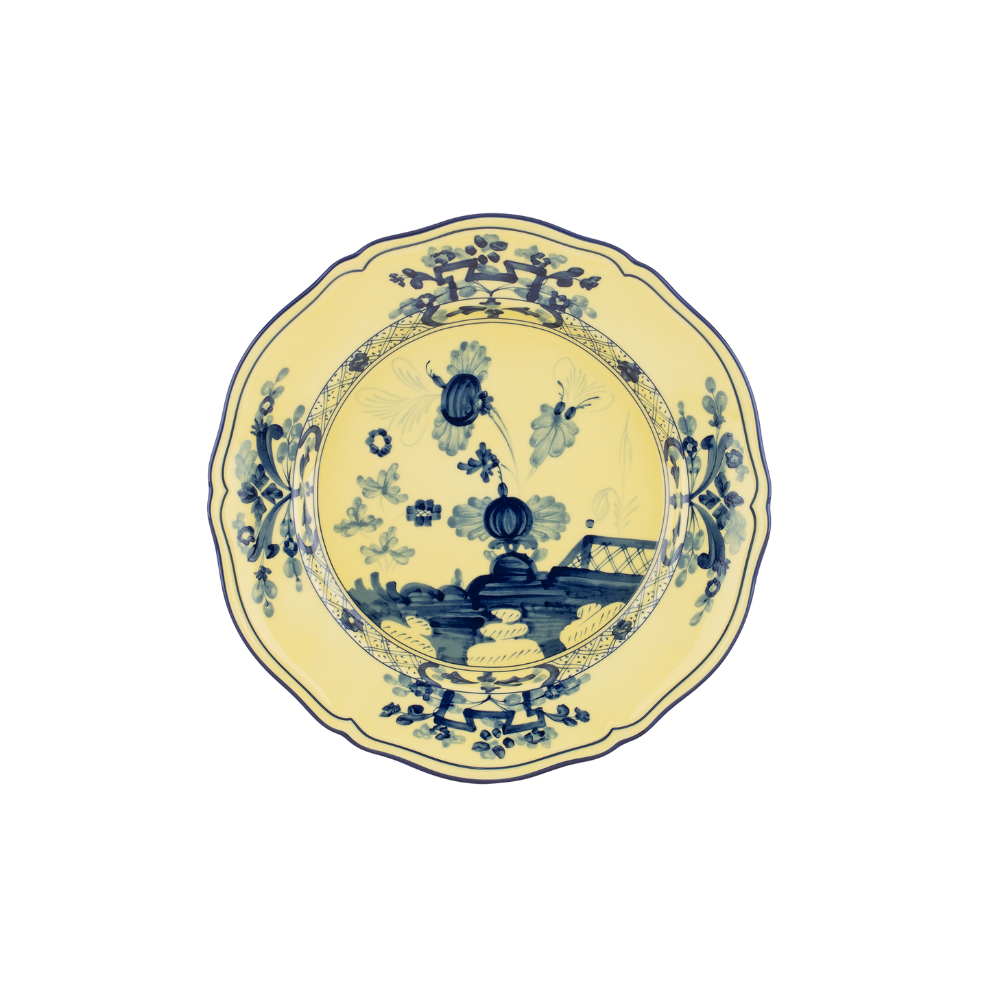 Ginori 1735 Oriente Italiano Citrino Flat Dinner Plate | 10.5in