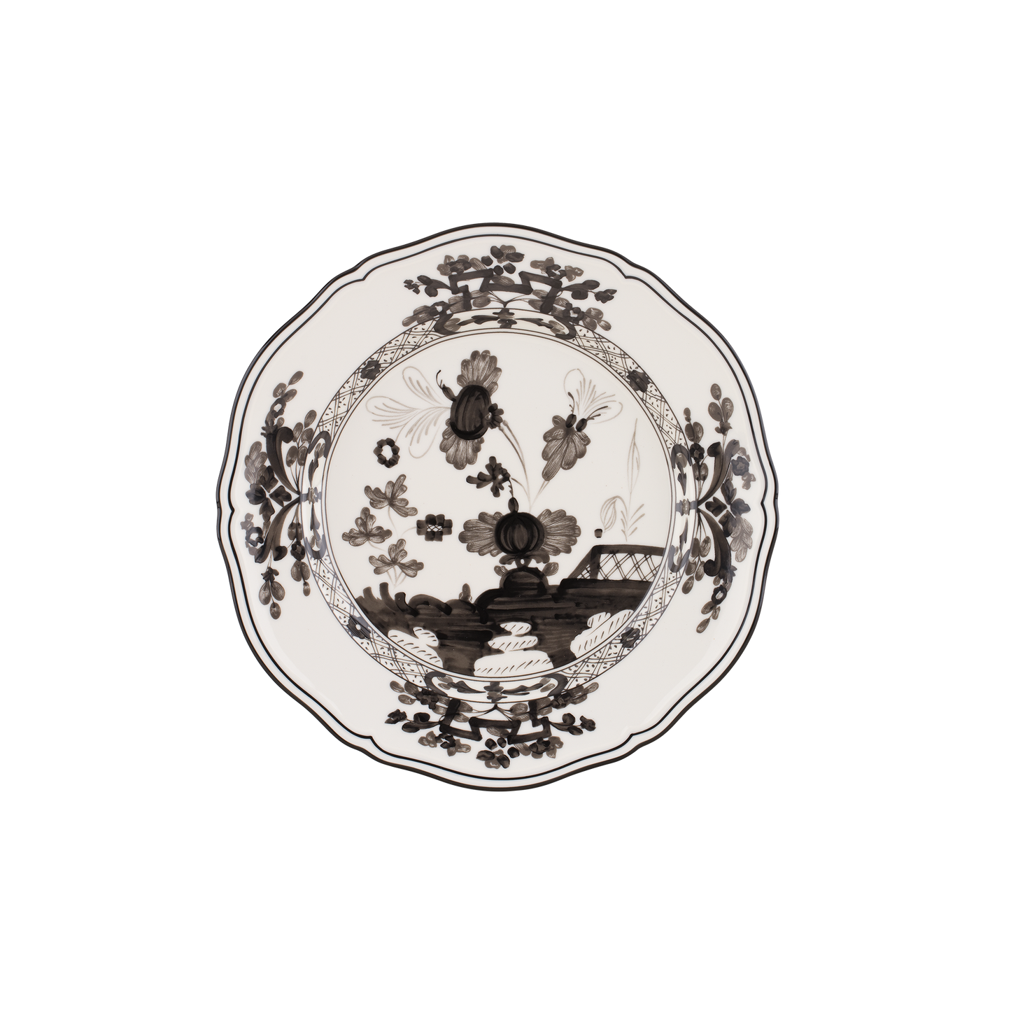 Ginori 1735 Oriente Italiano Albus Flat Dinner Plate | 10.5in