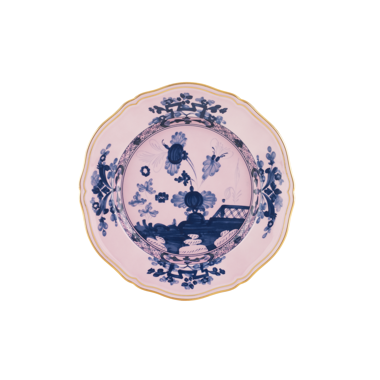Ginori 1735 Oriente Italiano Azalea Flat Dinner Plate | 10.5in