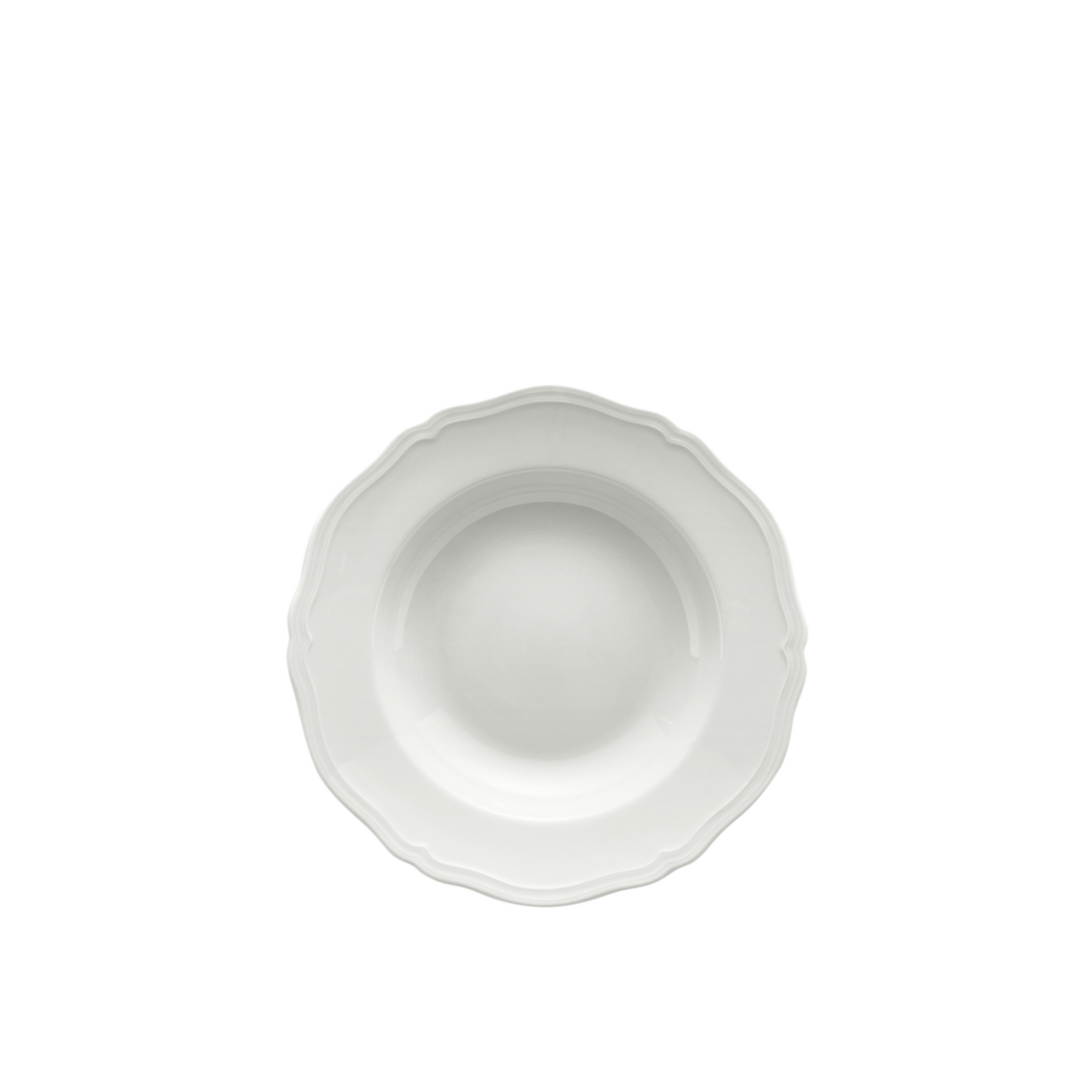 Ginori 1735 Antico Doccia Bianco Soup Plate | 9.5in