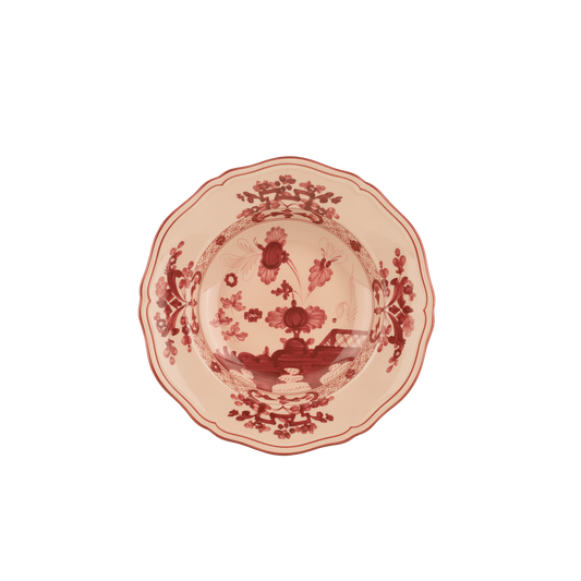 Ginori 1735 Oriente Italiano Vermiglio Soup Plate | 9.5in