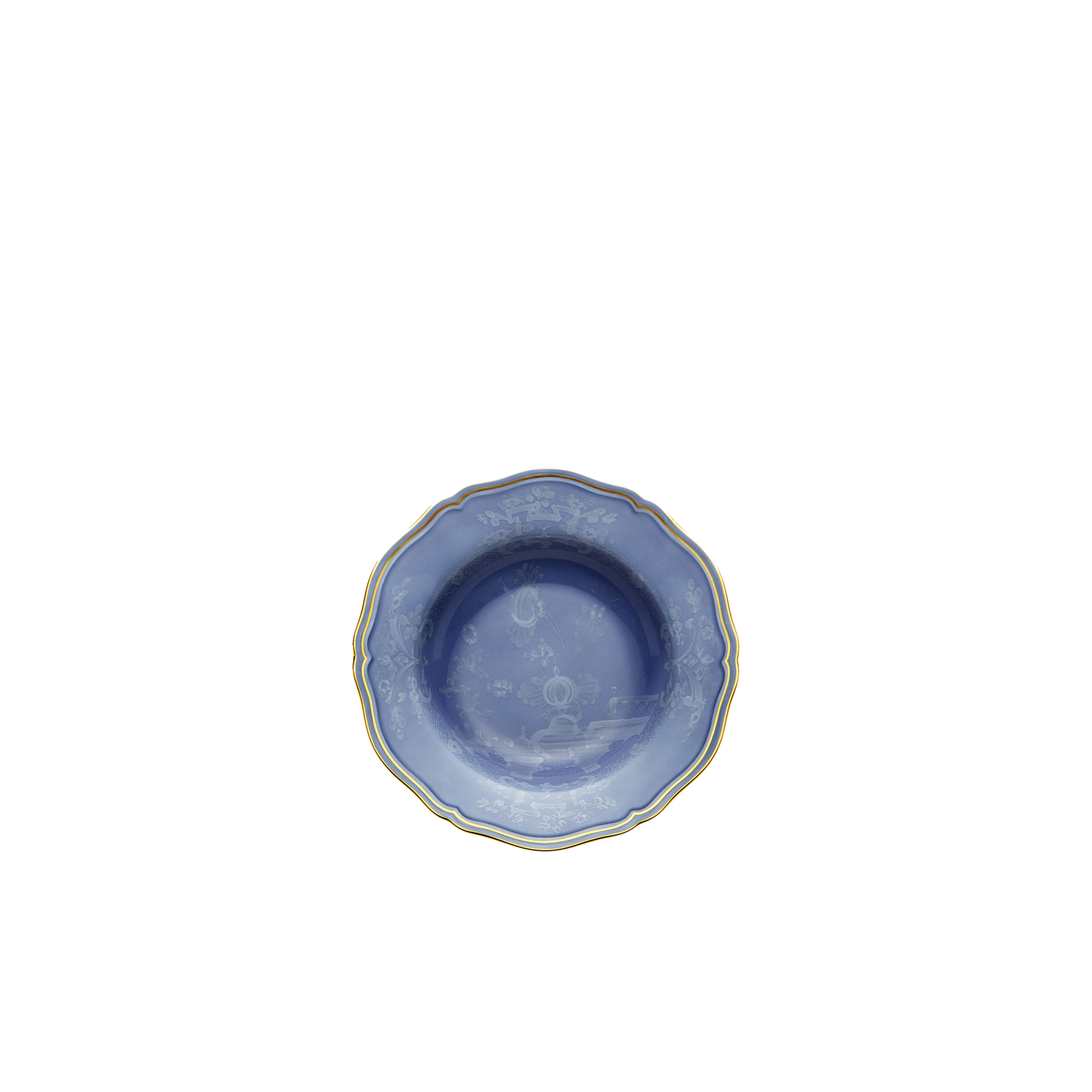 Ginori 1735 Oriente Italiano Pervinca Soup Plate | 9.5in