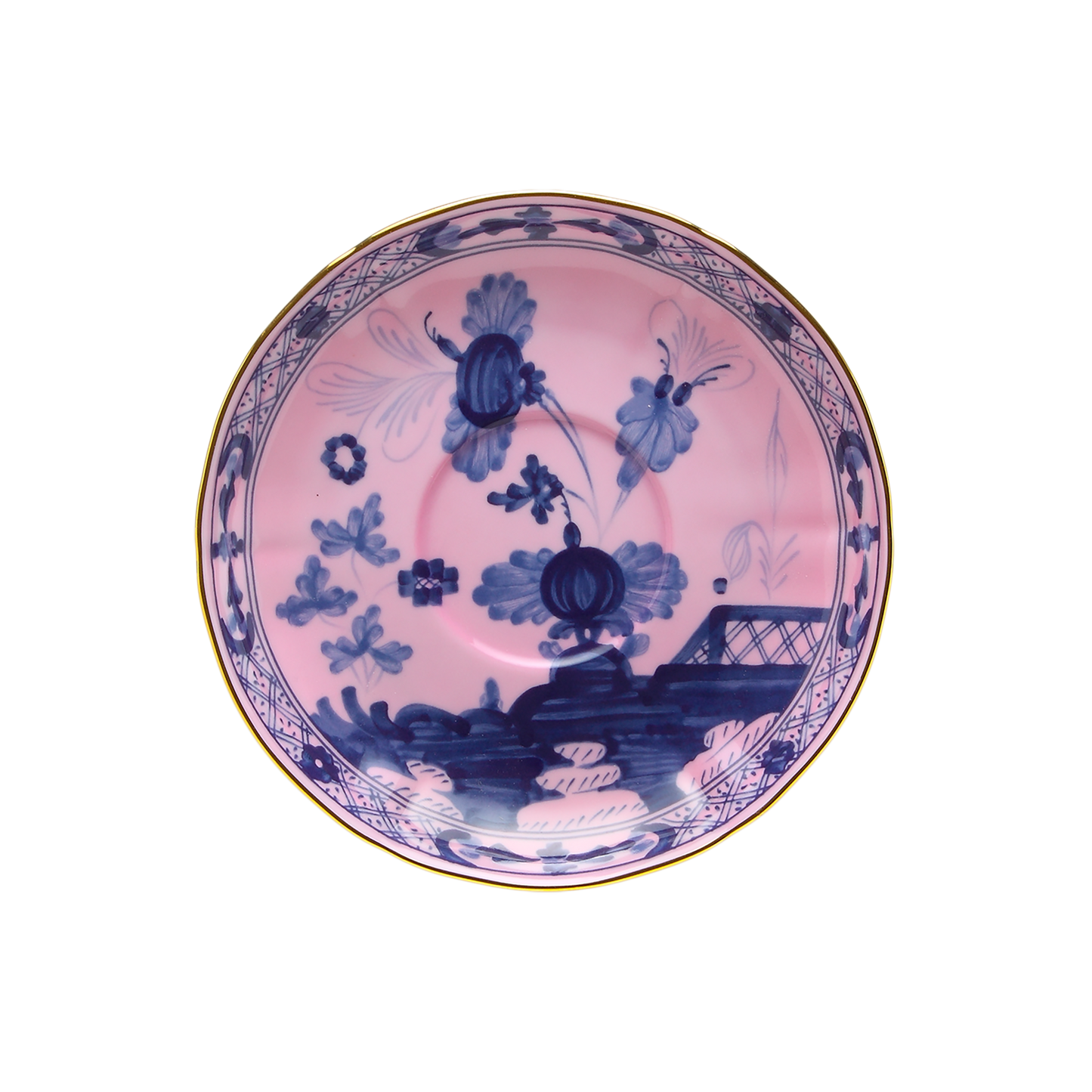 Ginori 1735 Oriente Italiano Azalea Coffee Saucer | 5.25in