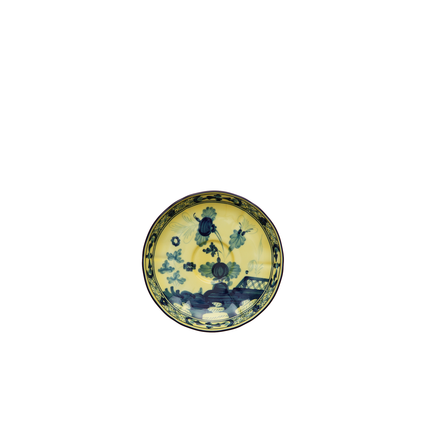 Ginori 1735 Oriente Italiano Citrino Tea Saucer | 6in