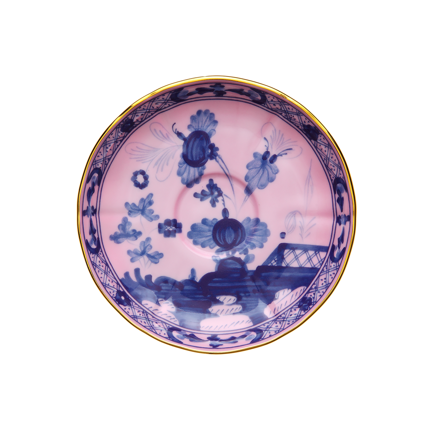 Ginori 1735 Oriente Italiano Azalea Tea Saucer | 6in