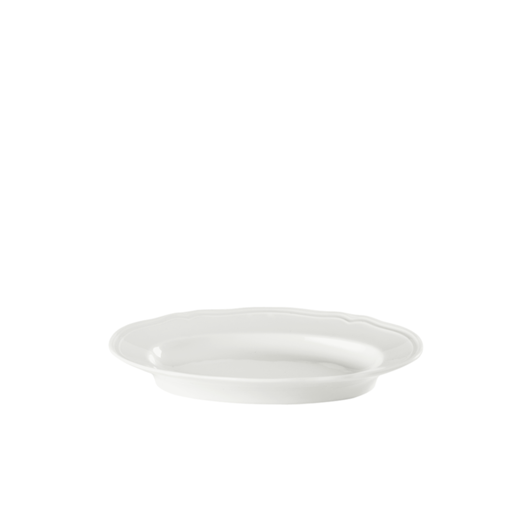 Ginori 1735 Antico Doccia Bianco Oval Pickle Dish | 8.75in
