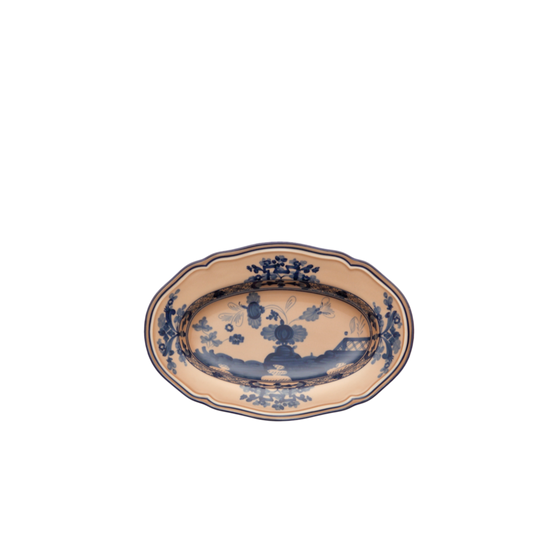Ginori 1735 Oriente Italiano Cipria Oval Pickle Dish | 8.75in