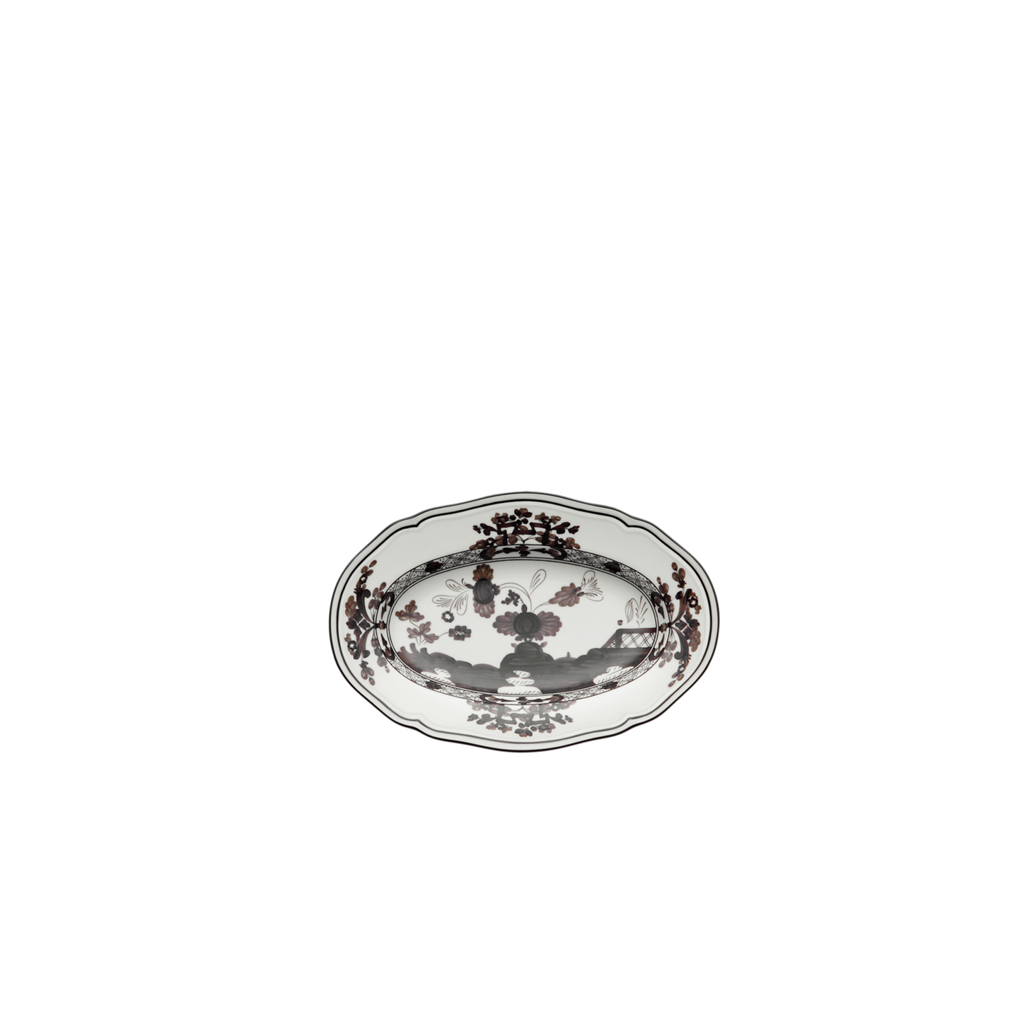 Ginori 1735 Oriente Italiano Albus Oval Pickle Dish | 8.75in