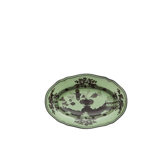 Ginori 1735 Oriente Italiano Bario Oval Pickle Dish | 8.75in