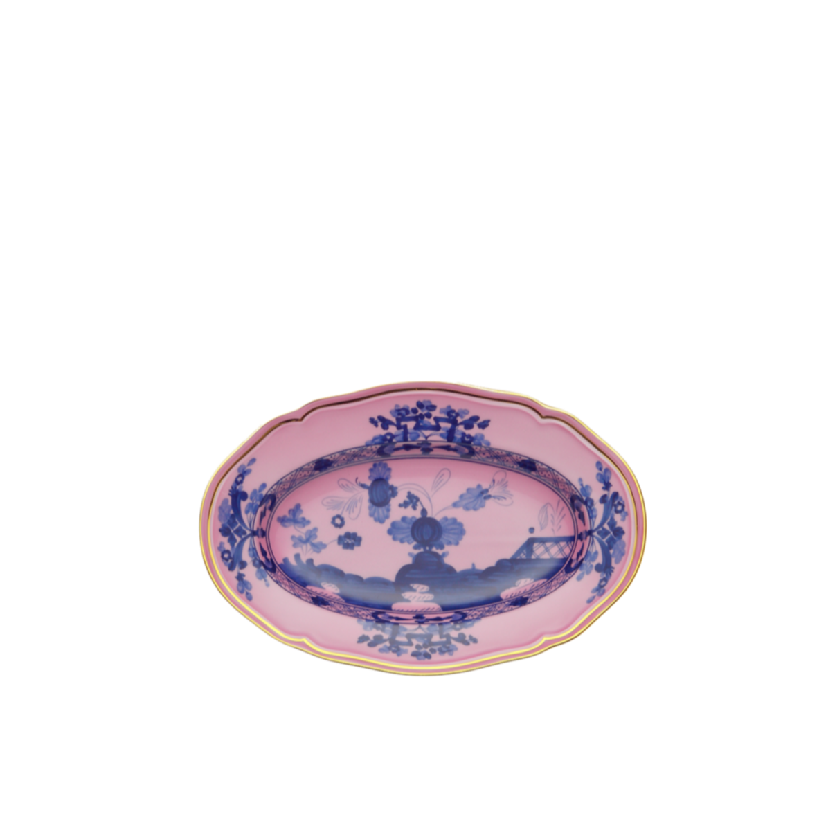 Ginori 1735 Oriente Italiano Azalea Oval Pickle Dish | 8.75in