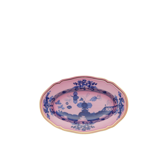 Ginori 1735 Oriente Italiano Azalea Oval Pickle Dish | 8.75in