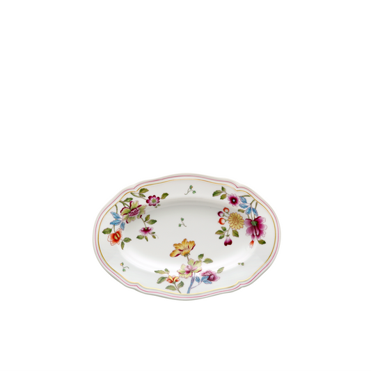 Ginori 1735 Granduca Coreana Oval Pickle Dish  | 8.75in