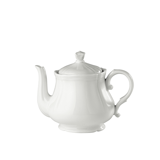 Ginori 1735 Antico Doccia Bianco Teapot with Cover for 6 | 24oz