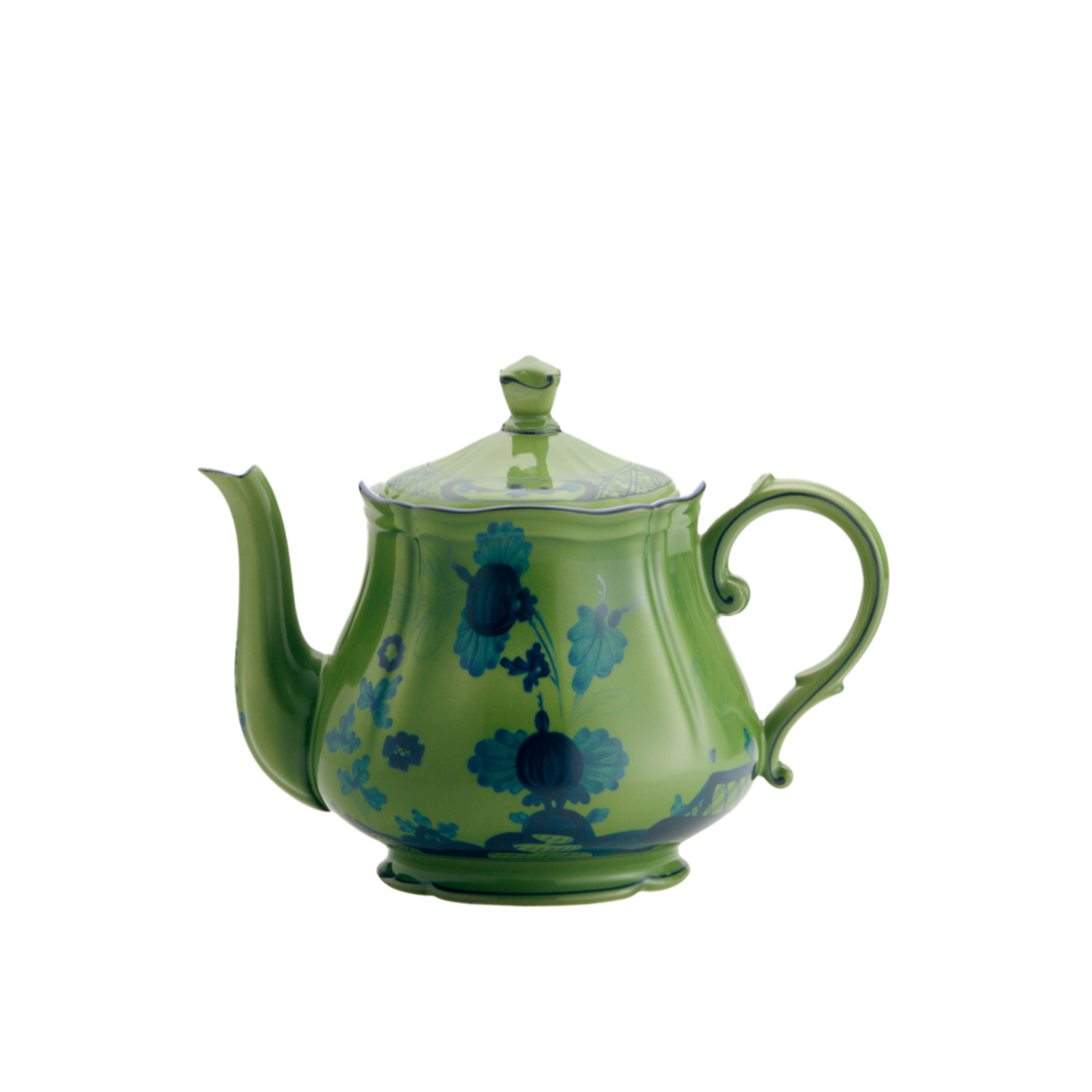 Ginori 1735 Oriente Italiano Malachite Teapot with Cover | 24oz