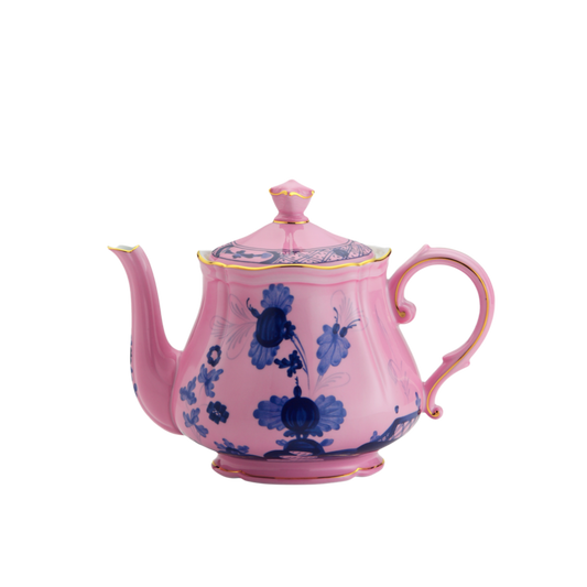 Ginori 1735 Oriente Italiano Azalea Teapot with Cover | 24oz
