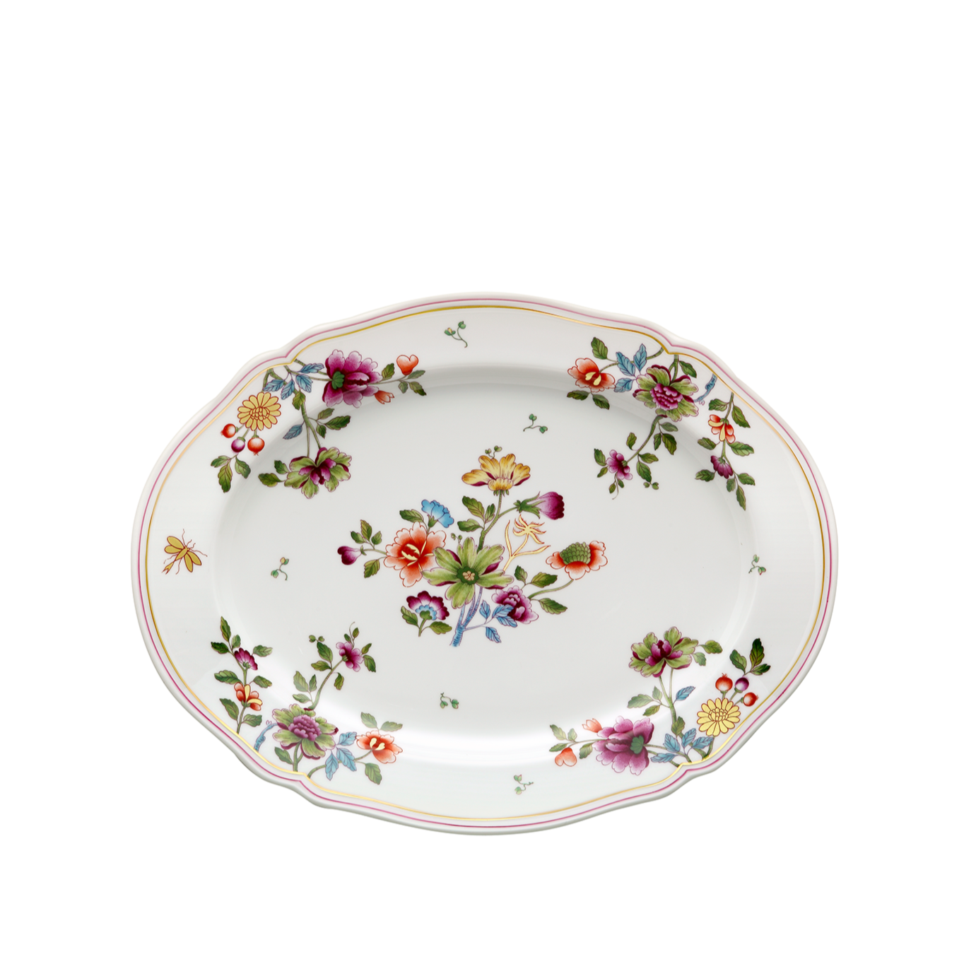 Ginori 1735 Granduca Coreana Oval Flat Platter | 13.5in
