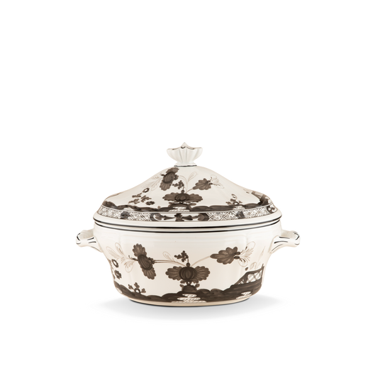 Ginori 1735 Oriente Italiano Albus Oval Tureen with Cover | 135.75oz