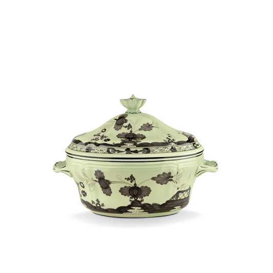 Ginori 1735 Oriente Italiano Bario Oval Tureen with Cover | 135.75oz