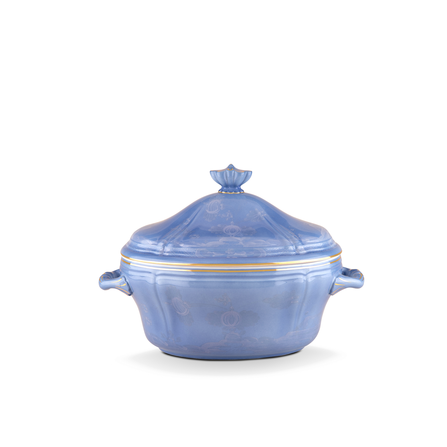 Ginori 1735 Oriente Italiano Pervinca Oval Tureen with Cover | 135.75oz