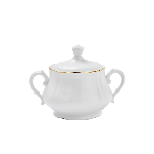 Ginori 1735 Corona Oro Brillante Sugar Bowl | 9.5oz