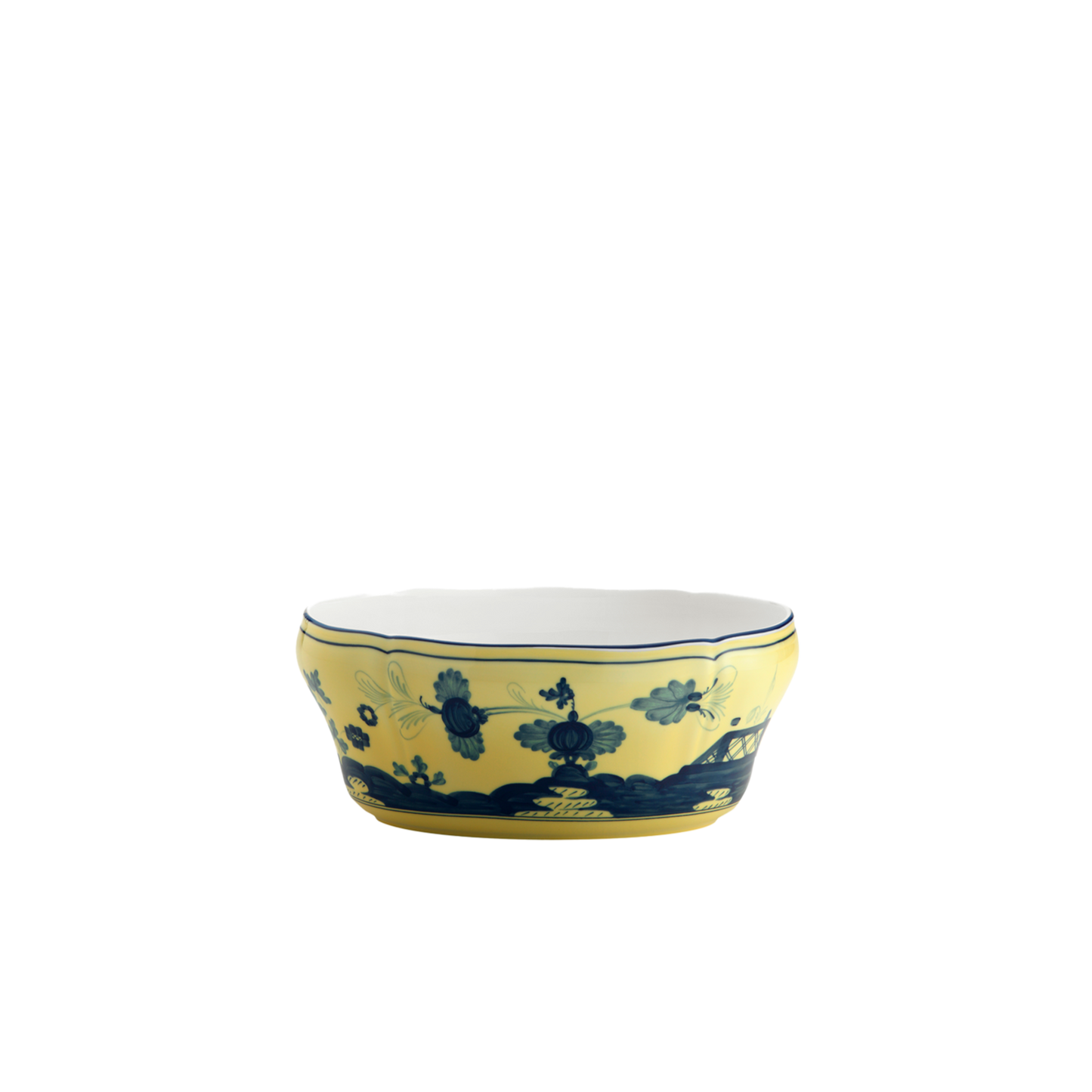 Ginori 1735 Oriente Italiano Citrino Oval Salad Bowl | 9.75in