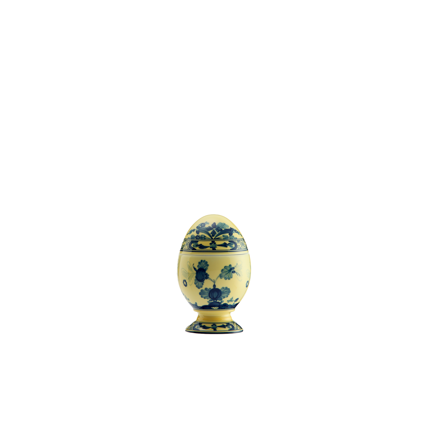 Ginori 1735 Oriente Italiano Citrino Vide Poche Egg with Cover | 5.25in