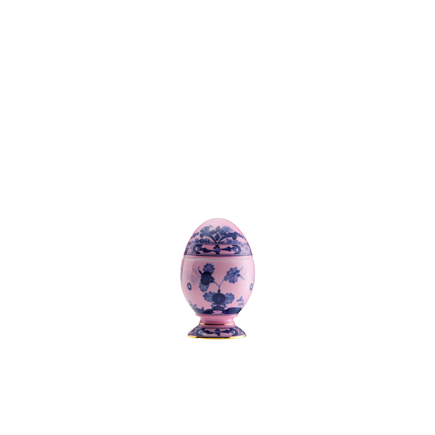 Ginori 1735 Oriente Italiano Azalea Vide Poche Egg with Cover | 5.25in
