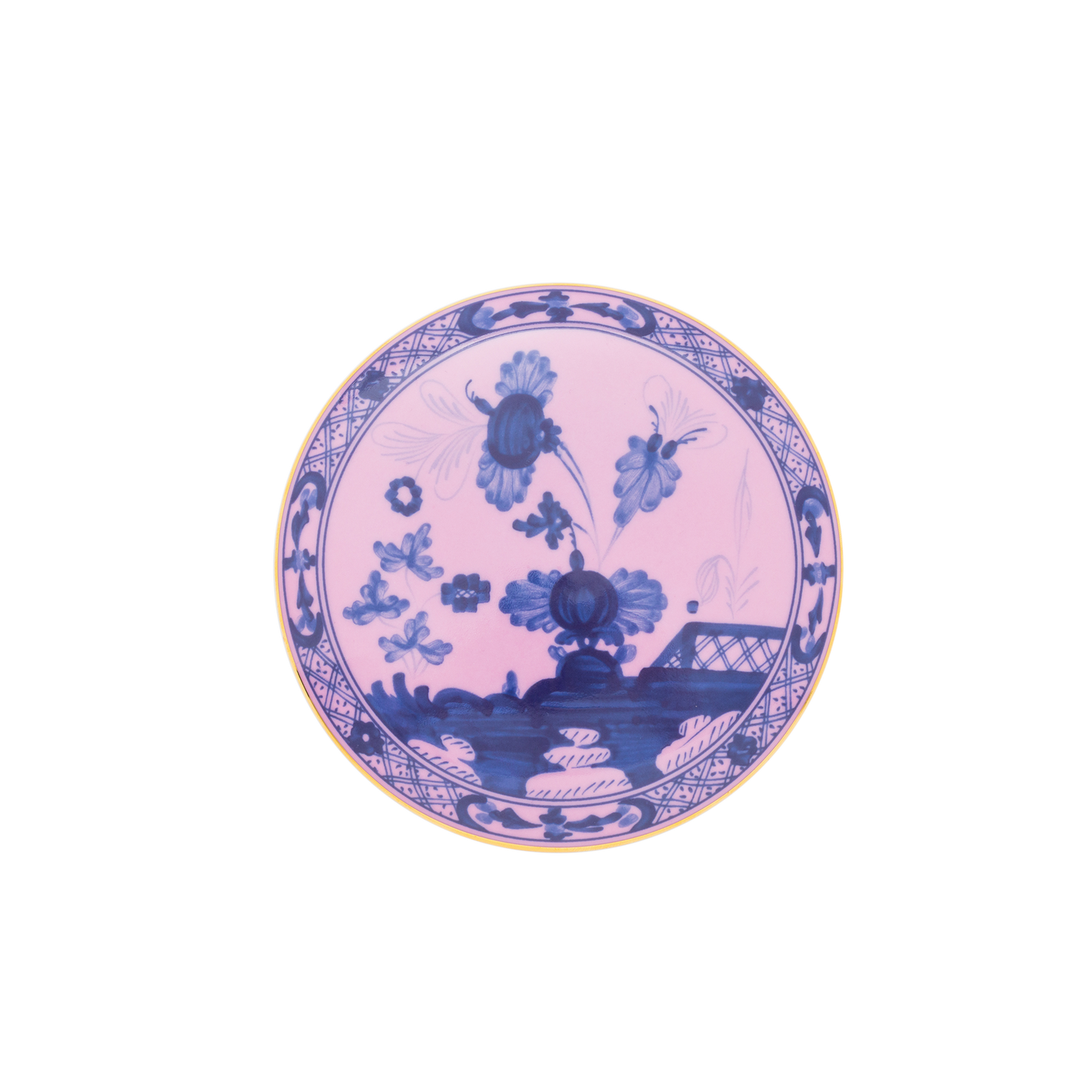 Ginori 1735 Oriente Italiano Azalea Round Keepsake Box | 5.25in