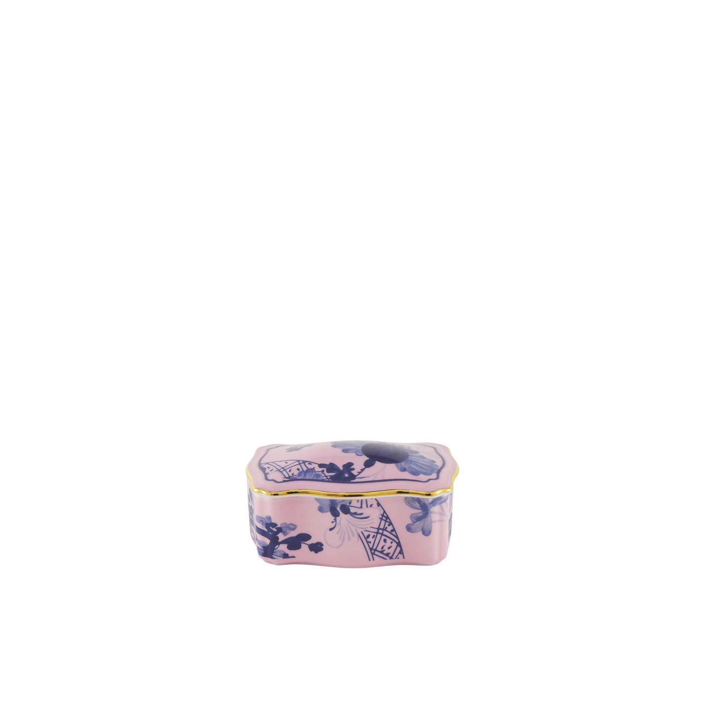 Ginori 1735 Oriente Italiano Azalea Rectangular Box with Cover | 4in