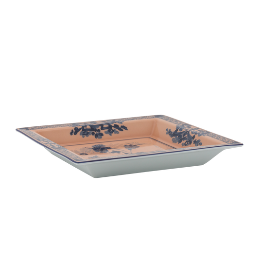 Ginori 1735 Oriente Italiano Cipria Vide Poche Large Squared Change Tray | 9.64in