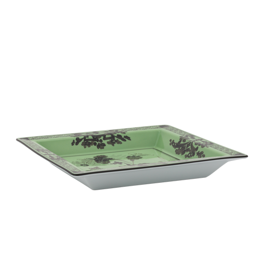 Ginori 1735 Oriente Italiano Bario Vide Poche Large Squared Change Tray | 9.64in