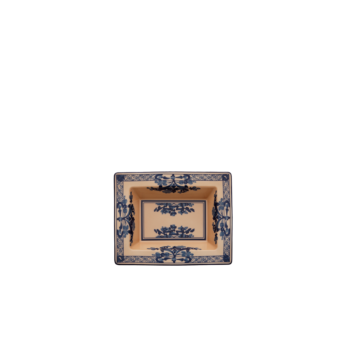Ginori 1735 Oriente Italiano Cipria Vide Poche Rectangular Change Tray | 6x7.5in