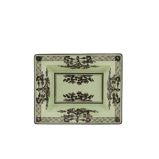 Ginori 1735 Oriente Italiano Bario Vide Poche Rectangular Change Tray | 6x7.5in