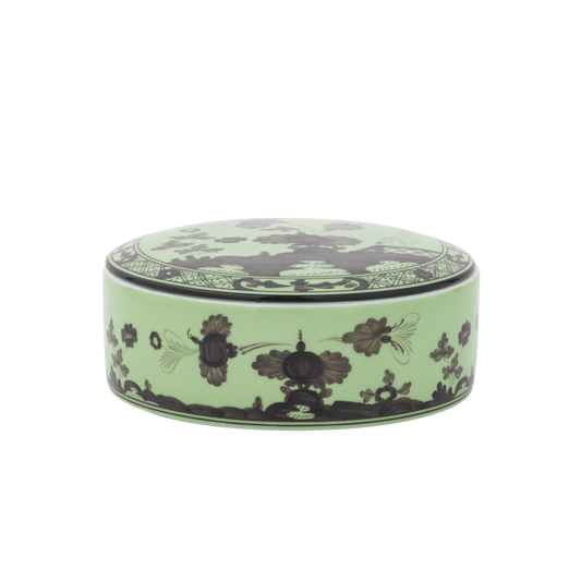 Ginori 1735 Oriente Italiano Bario Round Box with Cover | 5in