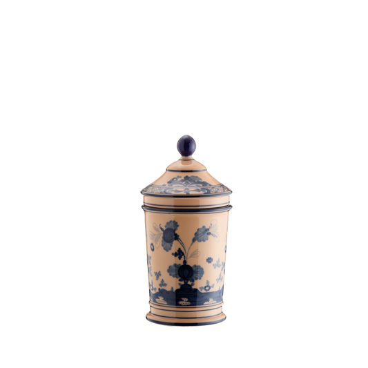 Ginori 1735 Oriente Italiano Cipria Pharmacy Vase with Cover | 8in