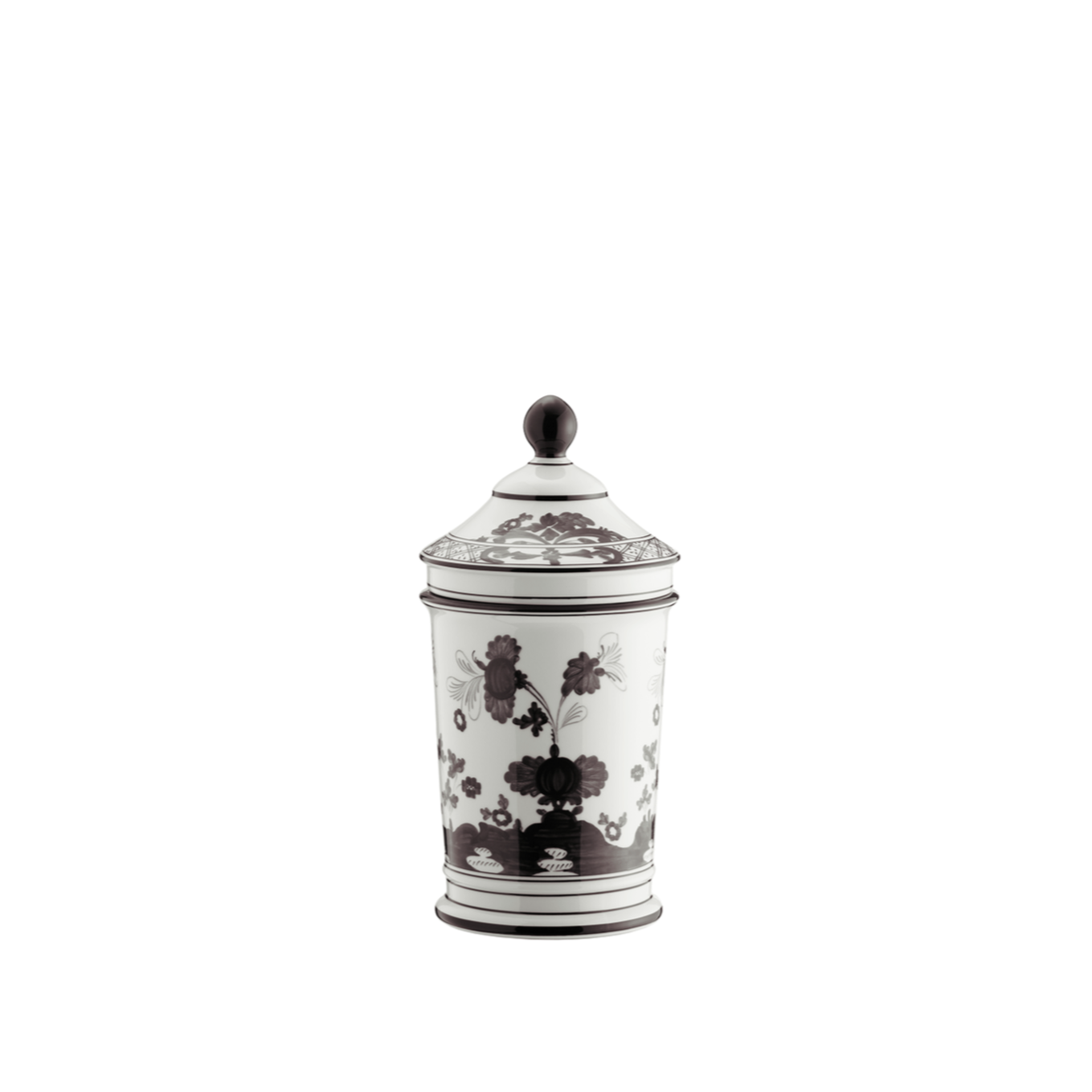 Ginori 1735 Oriente Italiano Albus Pharmacy Vase with Cover | 8in