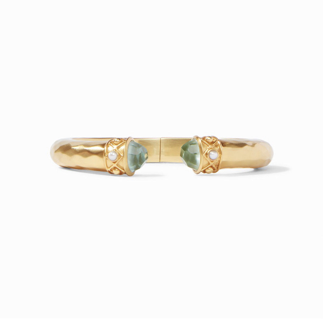Savannah Demi Hinge Cuff in Aquamarine