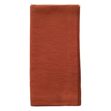 Bodrum Amalfi Napkins Set of 4 | 21in Burnt Orange